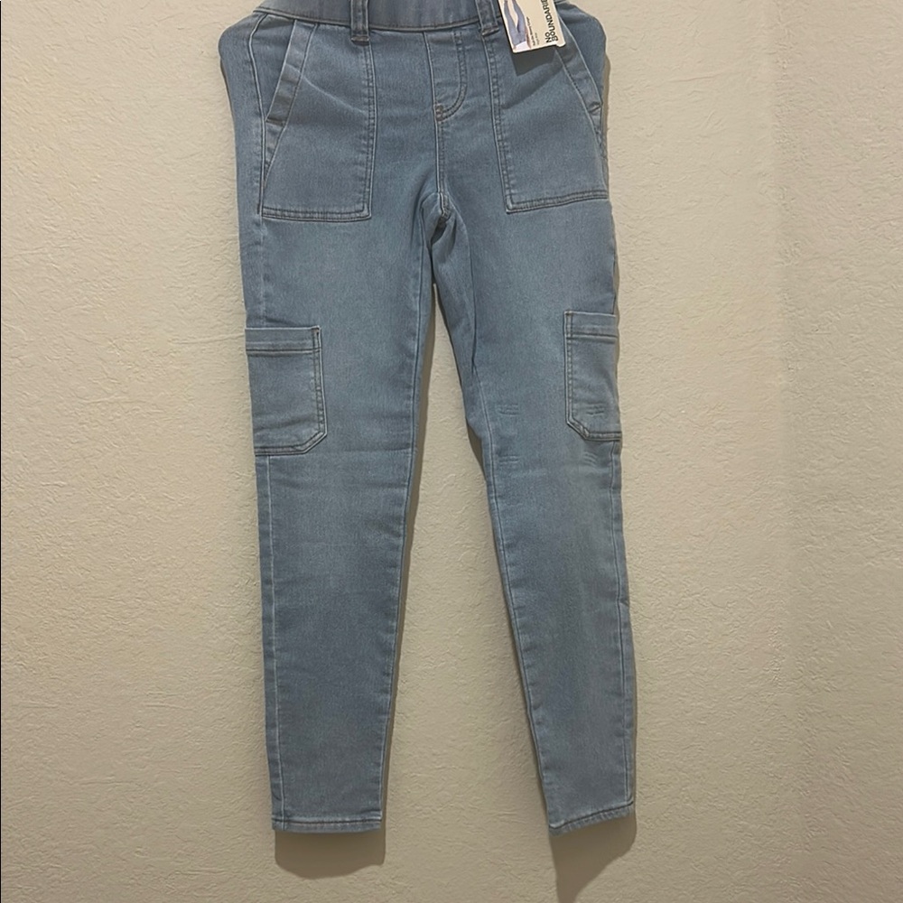Denim Blue Cargo Pants